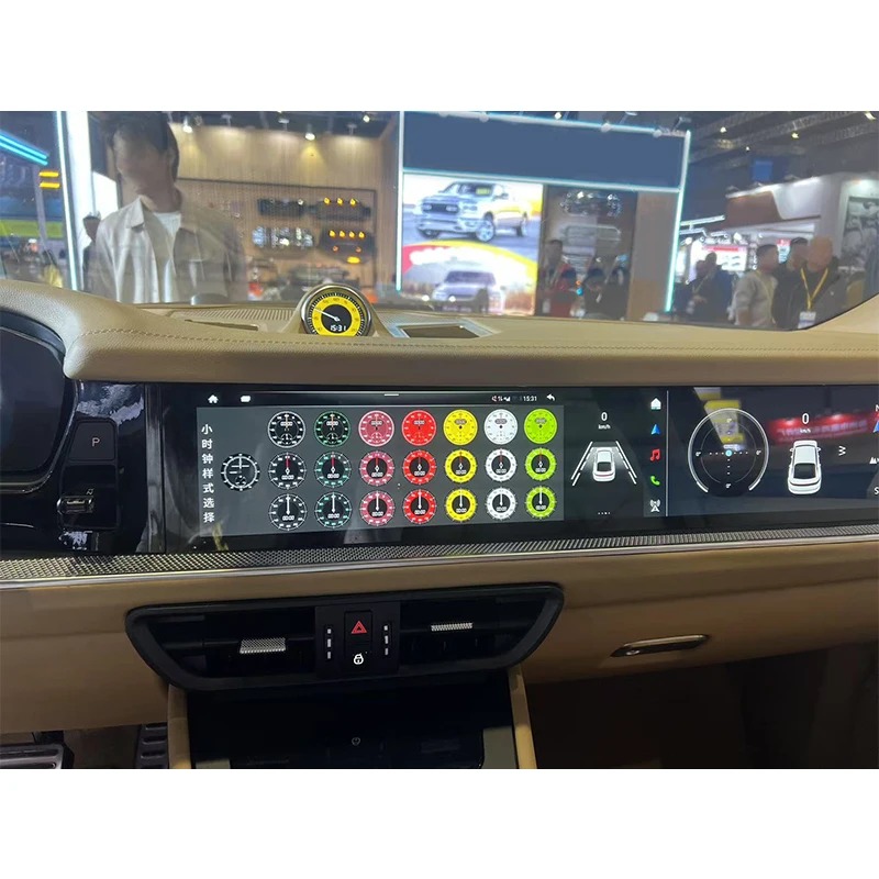 2011-2017 Car Upgrade 2024 Center Console Dashboard Car Modification Center Screen Automotive Interior